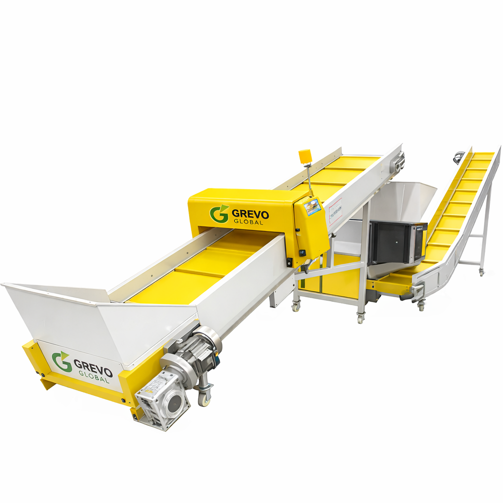 Metal Separator with Integrated Conveyer